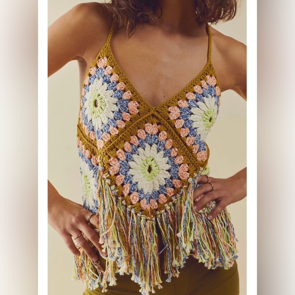 COPY - Free People Summer Of Love Halter Top - Picture 4 of 6